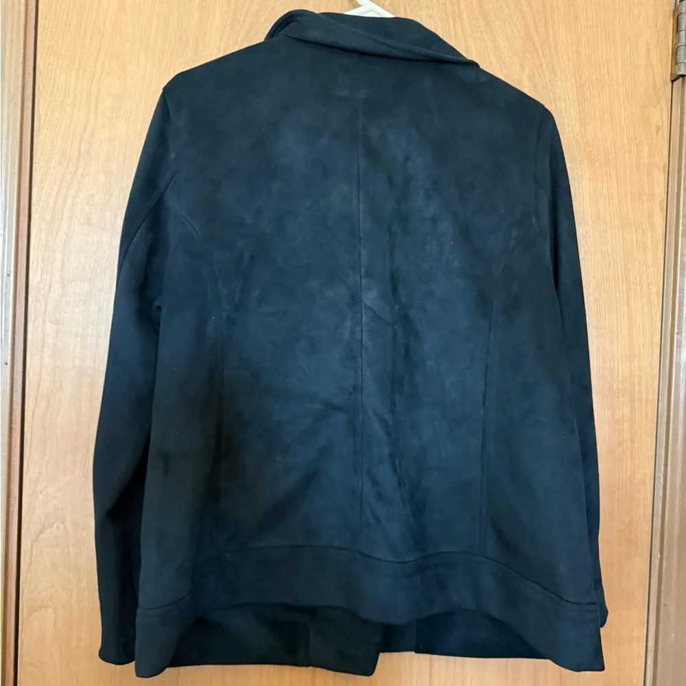 Old navy suede jacket. Plus size 1X - Picture 3 of 3